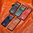 Funda Bumper Lujo Cuero y Plastico Mate Carcasa R06 para Samsung Galaxy Z Flip4 5G