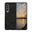 Funda Bumper Lujo Cuero y Plastico Mate Carcasa R06 para Samsung Galaxy Z Fold3 5G