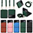 Funda Bumper Lujo Cuero y Plastico Mate Carcasa R08 para Samsung Galaxy Z Flip3 5G