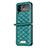 Funda Bumper Lujo Cuero y Plastico Mate Carcasa S04 para Samsung Galaxy Z Flip4 5G