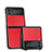 Funda Bumper Lujo Cuero y Plastico Mate Carcasa S05 para Samsung Galaxy Z Flip3 5G