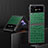 Funda Bumper Lujo Cuero y Plastico Mate Carcasa S08 para Samsung Galaxy Z Flip4 5G