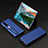 Funda Bumper Lujo Cuero y Plastico Mate Carcasa T02 para Samsung Galaxy Z Fold3 5G