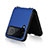 Funda Bumper Lujo Cuero y Plastico Mate Carcasa T05 para Samsung Galaxy Z Flip4 5G