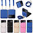 Funda Bumper Lujo Cuero y Plastico Mate Carcasa T05 para Samsung Galaxy Z Flip4 5G
