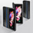 Funda Bumper Lujo Cuero y Plastico Mate Carcasa Z02 para Samsung Galaxy Z Fold2 5G