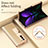 Funda Bumper Lujo Cuero y Plastico Mate Carcasa Z04 para Samsung Galaxy Z Fold2 5G