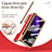 Funda Bumper Lujo Cuero y Plastico Mate Carcasa Z05 para Samsung Galaxy Z Fold2 5G