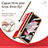 Funda Bumper Lujo Cuero y Plastico Mate Carcasa ZL1 para Samsung Galaxy Z Fold3 5G
