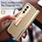 Funda Bumper Lujo Cuero y Plastico Mate Carcasa ZL4 para Samsung Galaxy Z Fold3 5G