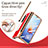 Funda Bumper Lujo Cuero y Plastico Mate Carcasa ZL6 para Samsung Galaxy Z Fold4 5G