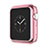 Funda Bumper Lujo Marco de Aluminio A01 para Apple iWatch 2 38mm Rosa