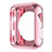 Funda Bumper Lujo Marco de Aluminio A01 para Apple iWatch 2 42mm Rosa