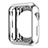 Funda Bumper Lujo Marco de Aluminio A01 para Apple iWatch 3 42mm Plata