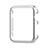 Funda Bumper Lujo Marco de Aluminio C01 para Apple iWatch 3 38mm Plata