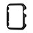 Funda Bumper Lujo Marco de Aluminio C01 para Apple iWatch 3 42mm Negro