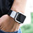 Funda Bumper Lujo Marco de Aluminio C03 para Apple iWatch 2 38mm Plata