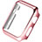 Funda Bumper Lujo Marco de Aluminio C03 para Apple iWatch 3 38mm Rosa