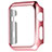 Funda Bumper Lujo Marco de Aluminio C03 para Apple iWatch 3 38mm Rosa