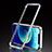 Funda Bumper Lujo Marco de Aluminio Carcasa T01 para Apple iPhone 12