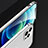Funda Bumper Lujo Marco de Aluminio Carcasa T01 para Apple iPhone 12 Pro