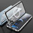 Funda Bumper Lujo Marco de Aluminio Espejo 360 Grados Carcasa con Mag-Safe Magnetic para Apple iPhone 13 Pro Max
