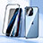 Funda Bumper Lujo Marco de Aluminio Espejo 360 Grados Carcasa LK1 para Apple iPhone 13 Pro