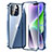 Funda Bumper Lujo Marco de Aluminio Espejo 360 Grados Carcasa LK2 para Apple iPhone 13