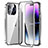 Funda Bumper Lujo Marco de Aluminio Espejo 360 Grados Carcasa LO1 para Apple iPhone 14 Pro