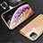 Funda Bumper Lujo Marco de Aluminio Espejo 360 Grados Carcasa M01 para Apple iPhone 11