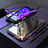 Funda Bumper Lujo Marco de Aluminio Espejo 360 Grados Carcasa M01 para Apple iPhone SE3 ((2022))