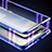 Funda Bumper Lujo Marco de Aluminio Espejo 360 Grados Carcasa M01 para OnePlus 7T