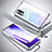 Funda Bumper Lujo Marco de Aluminio Espejo 360 Grados Carcasa M01 para Oppo Reno5 Pro 5G
