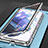 Funda Bumper Lujo Marco de Aluminio Espejo 360 Grados Carcasa M01 para Samsung Galaxy S23 Plus 5G