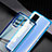 Funda Bumper Lujo Marco de Aluminio Espejo 360 Grados Carcasa M01 para Vivo X50 Pro 5G