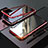 Funda Bumper Lujo Marco de Aluminio Espejo 360 Grados Carcasa M02 para Apple iPhone Xs