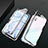 Funda Bumper Lujo Marco de Aluminio Espejo 360 Grados Carcasa M02 para Huawei Nova 6 SE