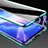 Funda Bumper Lujo Marco de Aluminio Espejo 360 Grados Carcasa M02 para Oppo Find X3 Lite 5G