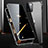 Funda Bumper Lujo Marco de Aluminio Espejo 360 Grados Carcasa M03 para Apple iPhone 14 Pro
