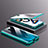 Funda Bumper Lujo Marco de Aluminio Espejo 360 Grados Carcasa M03 para Realme X2 Pro