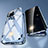 Funda Bumper Lujo Marco de Aluminio Espejo 360 Grados Carcasa M04 para Apple iPhone 14 Pro