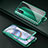 Funda Bumper Lujo Marco de Aluminio Espejo 360 Grados Carcasa M04 para Huawei Honor 30