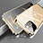 Funda Bumper Lujo Marco de Aluminio Espejo 360 Grados Carcasa M05 para Apple iPhone 13 Mini