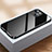 Funda Bumper Lujo Marco de Aluminio Espejo 360 Grados Carcasa M07 para Apple iPhone 13 Mini