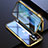 Funda Bumper Lujo Marco de Aluminio Espejo 360 Grados Carcasa M08 para Apple iPhone 13