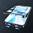 Funda Bumper Lujo Marco de Aluminio Espejo 360 Grados Carcasa N01 para Apple iPhone 12
