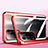 Funda Bumper Lujo Marco de Aluminio Espejo 360 Grados Carcasa P01 para OnePlus Nord N200 5G