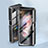 Funda Bumper Lujo Marco de Aluminio Espejo 360 Grados Carcasa P03 para Samsung Galaxy Z Fold4 5G