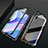 Funda Bumper Lujo Marco de Aluminio Espejo 360 Grados Carcasa para Huawei P smart S