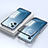 Funda Bumper Lujo Marco de Aluminio Espejo 360 Grados Carcasa para Xiaomi Redmi Note 12 Pro+ Plus 5G